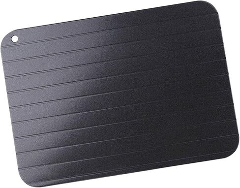Generic Aluminum Defrost Plate Rapid Food Thawing Tray Safe Meat Defrosting Gadget for Home Kitchen Use in Kuwait