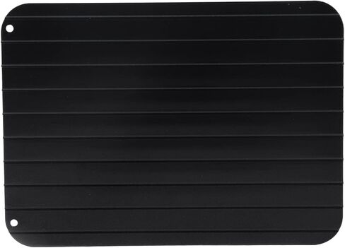 Generic Aluminum Defrost Plate Rapid Food Thawing Tray Safe Meat Defrosting Gadget for Home Kitchen Use in Kuwait