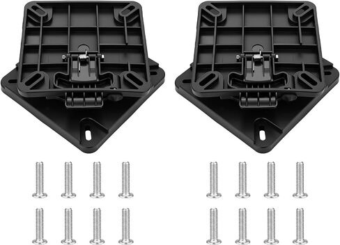 Novabright 2 Pack Quick Disconnect Seat Mount - 360° Smooth Rotation Nylon Swivel Base Uv-Resistant Marine Seat Mounts for Fishing Boat Bass Canoe Seats in Kuwait