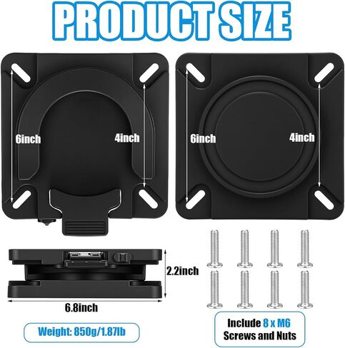Novabright 2 Pack Quick Disconnect Seat Mount - 360° Smooth Rotation Nylon Swivel Base Uv-Resistant Marine Seat Mounts for Fishing Boat Bass Canoe Seats in Kuwait