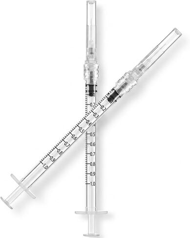 Anwoi 100PCS 1ml 25G×5/8 Inch Industrial Dispensing and Liquid Measuring Supplies, Individually Packaged Scientific Lab Utensils in Kuwait