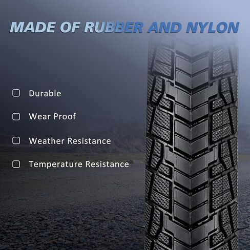 2 Pack 700-32C Bike Tire, YILUXING Foldable 700C Bicycle Tire and Tubes for City Bike Commuter Bike Hybrid Bike in Kuwait