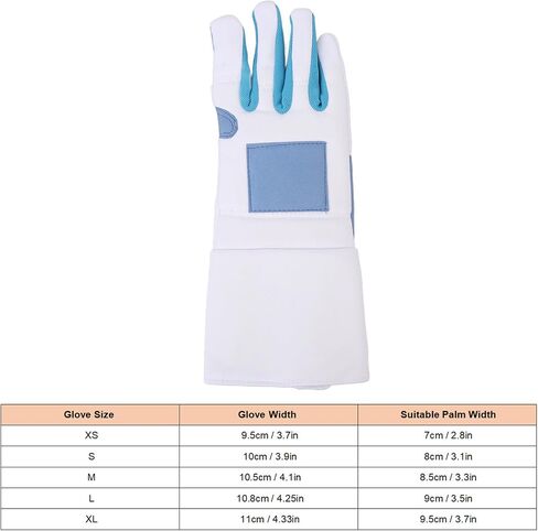 Fencing Gloves Anti Slip Knitted Fabric Fit for Saber Foil Epee Training in Kuwait