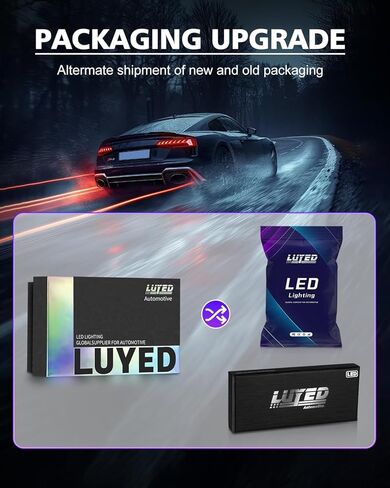 LUYED 2 X 650Lumens Super Bright 12-24v T10 3014 54-EX Chipsets W5W 194 168 2825 Led Bulbs,Xenon White in Saudi Arabia