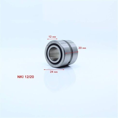 Needle Roller Bearings NKI12/20 Bearing 12x24x20 mm Solid Collar with Inner Ring NKI 12/20 in Kuwait