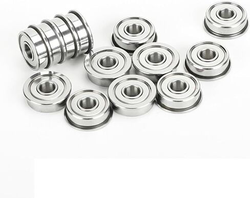 5Pcs SF606ZZ Bearing 6x17x6mm 440C Roller Flange Stainless Steel SF606Z SF606 Z ZZ Ball Bearings in Kuwait