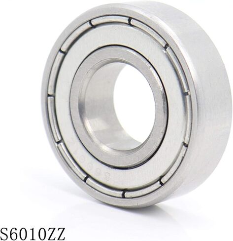 Power Transmission Products S6010ZZ S6010Z Stainless Steel Ball Bearings 508016 mm ABEC-1 S6010 Z ZZ S 440C Deep Groove Bearing in Kuwait
