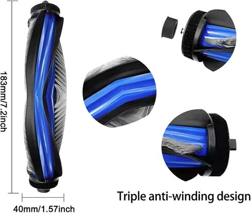 2 قطعة فرش رئيسية لـ Ecovacs Deebot T30C/X8 PRO OMNI/T80 OMNI/T50 OMNI/T50 PRO OMNI/N30 PRO OMNI/N30 Omni جهاز آلي لتنظيف الأتربة in Saudi Arabia
