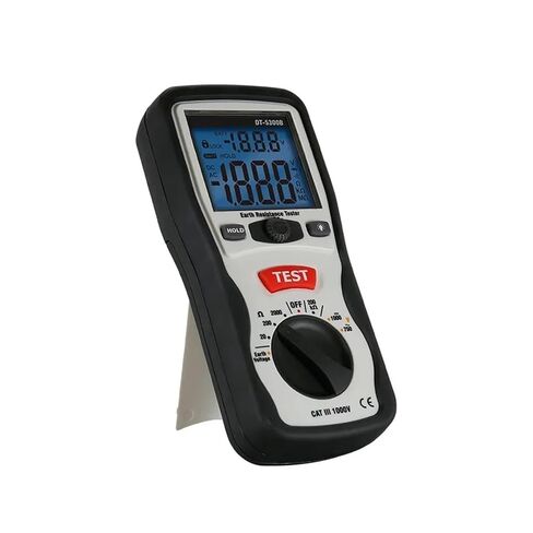 Resistance Tester, DT-5300B Digital Insulation Resistance Tester Megohmmeter Grounding Meter AC/DC Current and Voltage in Kuwait