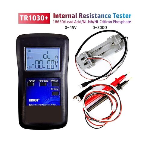 جهاز اختبار المقاومة، جهاز اختبار المقاومة الداخلية للبطارية TR1030+ 18650 ليثيوم نيكل هيدروجين الرصاص الحمضي القلوي in Kuwait