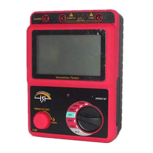 جهاز اختبار المقاومة، AR907A+ جهاز اختبار مقاومة العزل، جهاز قياس الضغط الرقمي AC/DC أوم متر in Kuwait