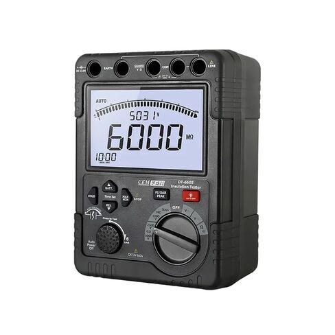 Resistance Tester, DT-6605 High Voltage Insulation Resistance Tester for AC and DC Measurement High-Precision Meter in Kuwait