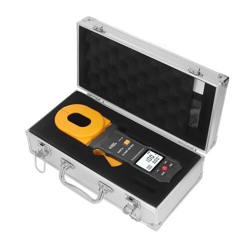 جهاز اختبار المقاومة، جهاز قياس المقاومة الأرضي بمشبك LCD الرقمي ST4100، نطاق اختبار الأرض 0.010~500Ω لتخزين البيانات in Kuwait