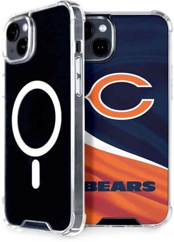حافظة هاتف Skinit متوافقة مع MagSafe iPhone 15 Plus - تصميم مرخص رسميًا من NFL Chicago Bears in Kuwait