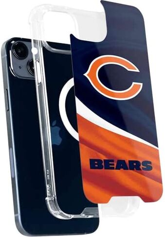حافظة هاتف Skinit متوافقة مع MagSafe iPhone 15 Plus - تصميم مرخص رسميًا من NFL Chicago Bears in Kuwait
