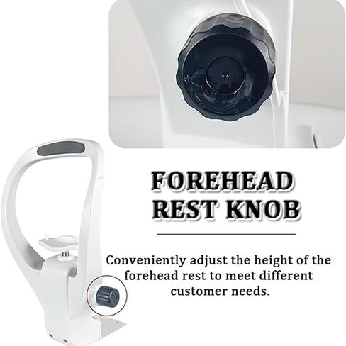 Vision Training Forehead Bracket, 40MM Lifting Optometry Chin Bracket, Chin Rest Forehead Support, Ophthalmic Auto Refractometer, for Optical Shops, Vision Care Center in Kuwait