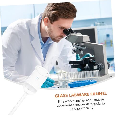 Laboratory Glass Funnel Acid Resistant Sand Core Filtering Funnel 35ml for Scientific Labs and Industrial Use in Kuwait