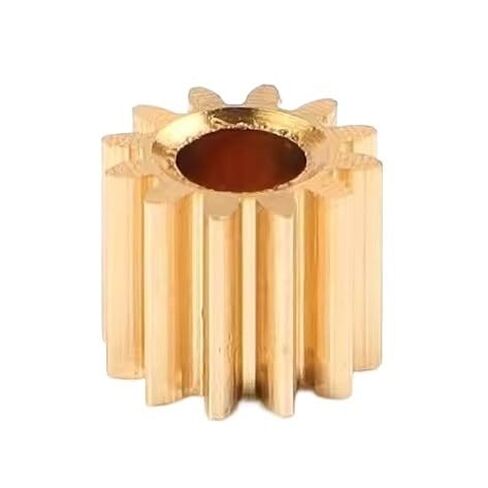 10pcs 0.5M 9/10/11/12/13/14/15/16/17/18/19 Teeth .5mod Gear Rack Spur Precision Copper Steel CNC Pinion(0.5M 19 Teeth) in Kuwait