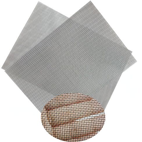 Wire Mesh PVC Coated Galvanized,2 Pack 16 Mesh 8 × 12 inch（30 X 21CM） Woven Wire Mesh for Vent, Cage, Cabinets Mesh, DIY Project. in Kuwait