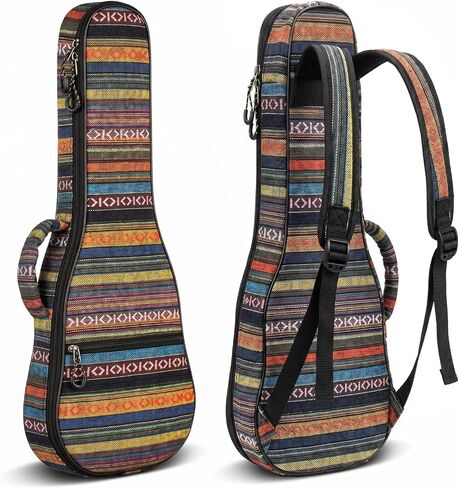 CAHAYA Concert Ukulele Bag Ukulele Case 23 Inch Soft 0.35 Inch Thick Padded with Adjustable Straps in Saudi Arabia