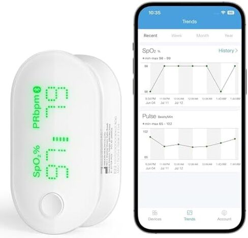 جهاز قياس ضغط الدم iHealth Track Pro من أعلى الذراع ومقياس التأكسج اللاسلكي in Kuwait