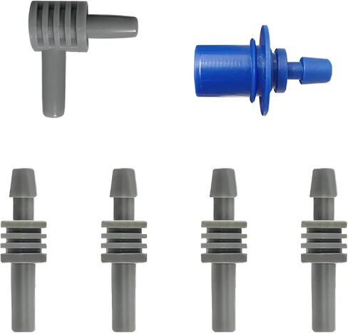 6 Pack Replacement Blood Pressure Cuff Connectors Adapter, Blood Pressure Monitor Wrist Cuff Monitors, Blood Pressure Replacement Cuff Compatible with Most BP Monitors in Saudi Arabia
