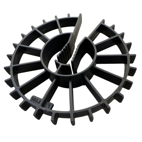 Sandbaggy 1.5" Rebar Spacer - Concrete Form Spacers - Heavy Duty Plastic - Fits Up to #4 Rebar (50, Black, 1.5-inch Spacer) in Kuwait