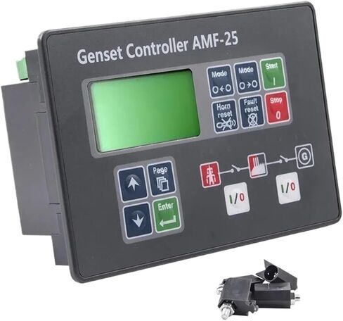 AMF25 AMF20 Diesel Generator Controller Auto Start Genset Control Module LCD Display with in Kuwait