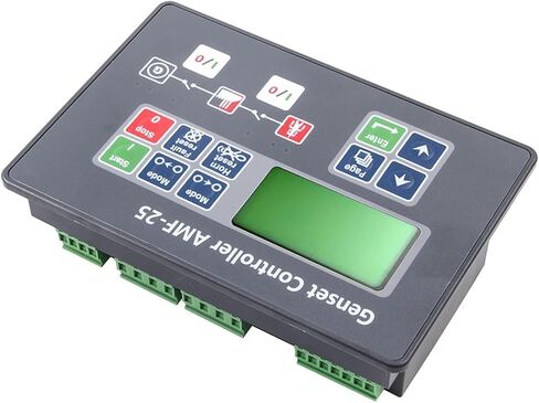 AMF25 AMF20 Diesel Generator Controller Auto Start Genset Control Module LCD Display with in Kuwait