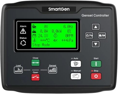 HGM6110N HGM6120N 6110U 6120U 6120NC عرض لوحة التحكم وحدة تحكم بالمولد lxc6120n(Smartgen 6110N) in Kuwait