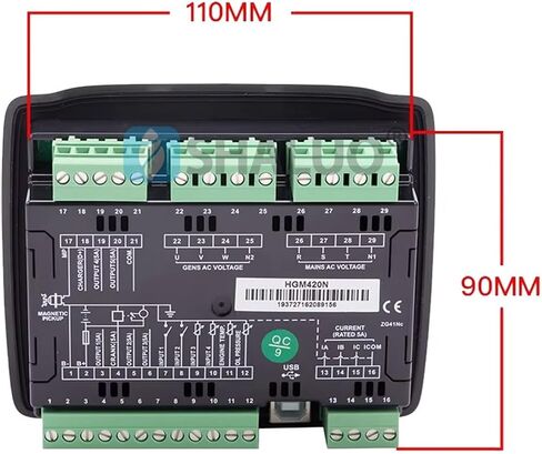 HGM410N HGM420N AMF Diesel Generator Controller Auto Start LCD Display Remote Board Control Module Genset Spare Parts in Kuwait