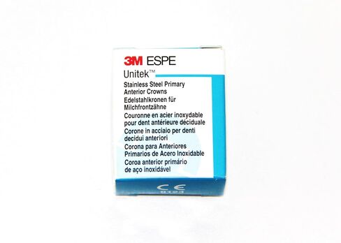 3M ESPE 907052 Unitek الفولاذ المقاوم للصدأ التيجان الأمامية الأولية #2 السفلى Cuspid 5/Pk in Kuwait