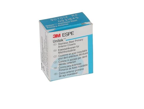 3M ESPE 907014 Unitek Stainless Steel Primary Anterior Crowns #5 Upper Right Central 5/Pk in Kuwait