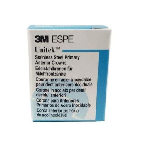 3M ESPE 907031 Unitek Stainless Steel Primary Anterior Crowns #1 Upper Right Lateral 5/Pk in Kuwait