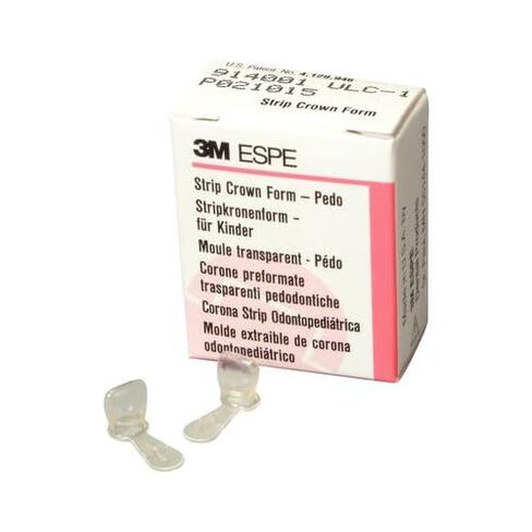 3M ESPE 915100 Unitek Pedodontic Strip Crowns المجموعة الأمامية الأولية 120/Bx in Kuwait