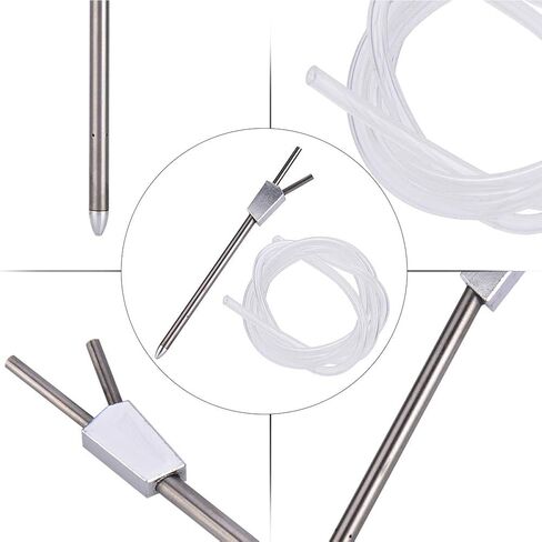 Airespeed Meter Differential Pitot Tube Air Speedometer Control Silver Lightweight in Kuwait