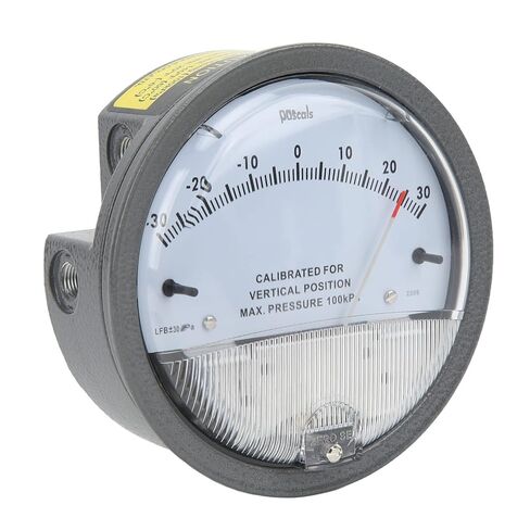 Differential Pressure Gauge for HVAC and Clean Room Filter Monitoring, 1/8 NPT Port, Easy Installation Kit Included, Compatible with Models (10122200581) in Kuwait