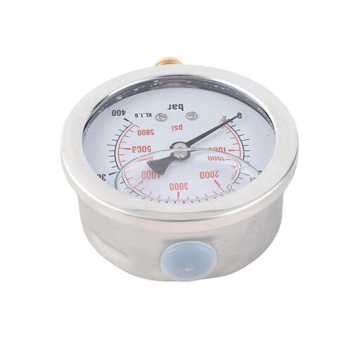 1pc 0‑400BAR 0‑5800PSI G1/4 68mm Dial Hydraulic Pressure Gauge Meter Hydraulic Gauge Pressure Measuring Tool Manometer in Saudi Arabia