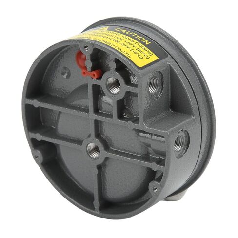 Smart Differential Pressure Gauge Aluminum Alloy Construction with Clear Scale for HVAC Systems Industrial Applications Gray 1 Unit in Kuwait