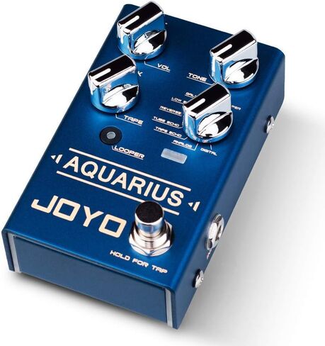 حزمة دواسة التأخير الرقمية JOYO R-07 Aquarius مع مصدر طاقة بدواسة DC 9V (800mA -1A) محول تيار متردد in Saudi Arabia