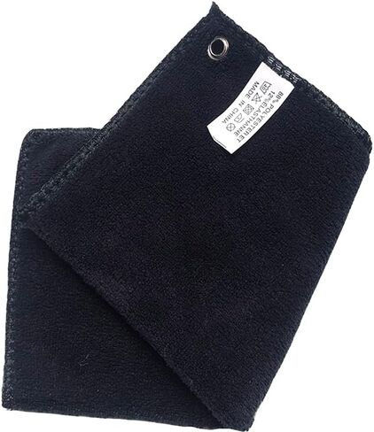 Golf Towel Cotton Cleaning Cloth for Golfer Absorbent and Quick Drying with Retractable Hook for Sports Enthusiasts in Kuwait