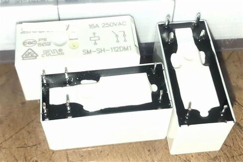 SM-S-112DM SM-SH-112DM1 SM-S-124DM 115F-1A-6P-12V/24V-16A مرحل 6 دبابيس 1 قطعة (SM-S-112DM 12 فولت) in Kuwait