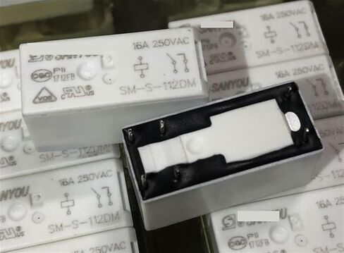 SM-S-112DM SM-SH-112DM1 SM-S-124DM 115F-1A-6P-12V/24V-16A مرحل 6 دبابيس 1 قطعة (SM-S-112DM 12 فولت) in Kuwait