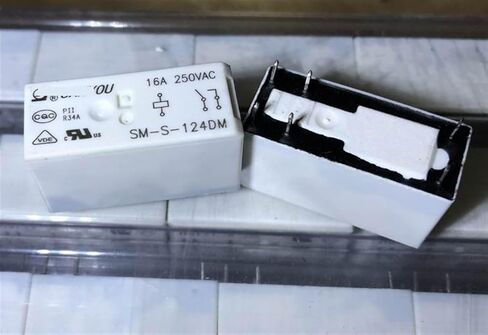 SM-S-112DM SM-SH-112DM1 SM-S-124DM 115F-1A-6P-12V/24V-16A مرحل 6 دبابيس 1 قطعة (SM-S-112DM 12 فولت) in Kuwait