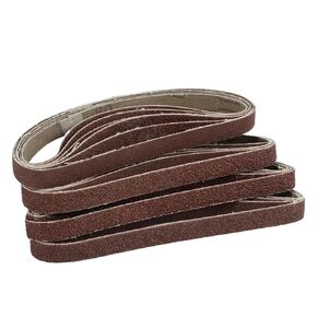 20Pcs 13 x 457mm Sanding Belts 40/60/80/120Grit Sander Abrasive Belt for Sanding Wood Metal Plastic in Saudi Arabia