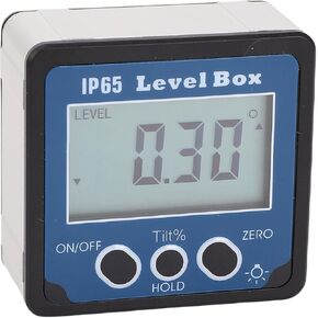 banapoy Digital Inclinometer, Strong Magnetic Base Backlit Digital Level, Angle Finder with Slope Percent Measurement for Table Saws Metal Surfaces in Kuwait