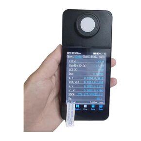 مرئي بالقرب من مطياف HPCS-330Pro 380-1000nm PPFD رقم القطب القياسي CCT CRI Lux متر اختبار التلألؤ in Kuwait
