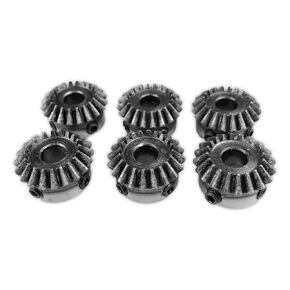 Bevel Gear 2M 15Teeth with Inner Hole 6mm - 15mm 90 Degree Steel Gears +Screw 1-11Pcs(8mm,10pcs 2M 15 Teeth) in Kuwait
