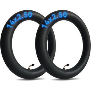 2-Pack 14x2.50 Inner Tube 14 Inch Inner Tube Bent Valve Stem in Kuwait