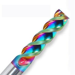 65 Degree 3 Edge High Efficiency Colorful Aluminium Milling Cutter 50-200mm U-Slot Tungsten Steel Carbide End Mill Aluminium(7.0x24x8x60) in Kuwait